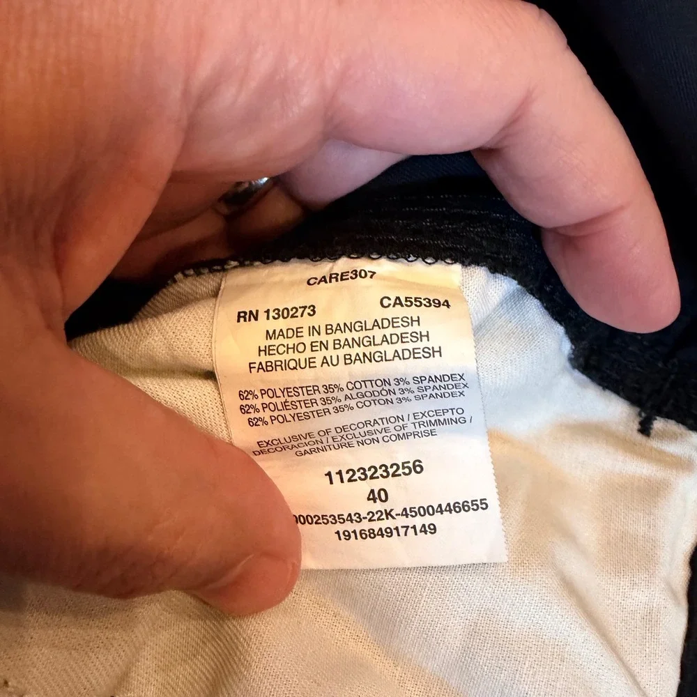Lee Workwear Carpenter Pants‎ Utility Pockets 42x32 Black Baggy Workwear